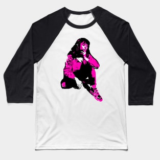 Pink Smoker Baseball T-Shirt